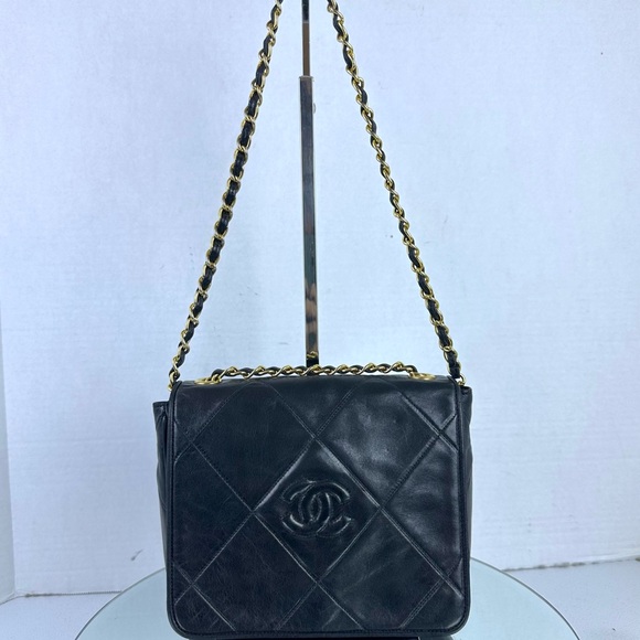 CHANEL CC Lambskin Mini Camera Chain Bag - Picture 6 of 15
